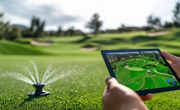 Automated garden irrigation and water management system for smart homes on Phuket, ensuring efficient water use. Система автоматического полива и управления водой для умных домов на Пхукете, обеспечивающая эффективное использование воды.